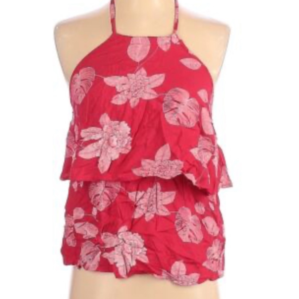 NWTS Roxy Red Halter Top